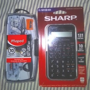 Geometry Set & Scientific Calculator